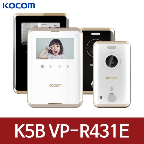 코콤 디지털 K5B VP-R431E 세트 4.3인치 비디오폰 호환 KLP-650/C100/C410