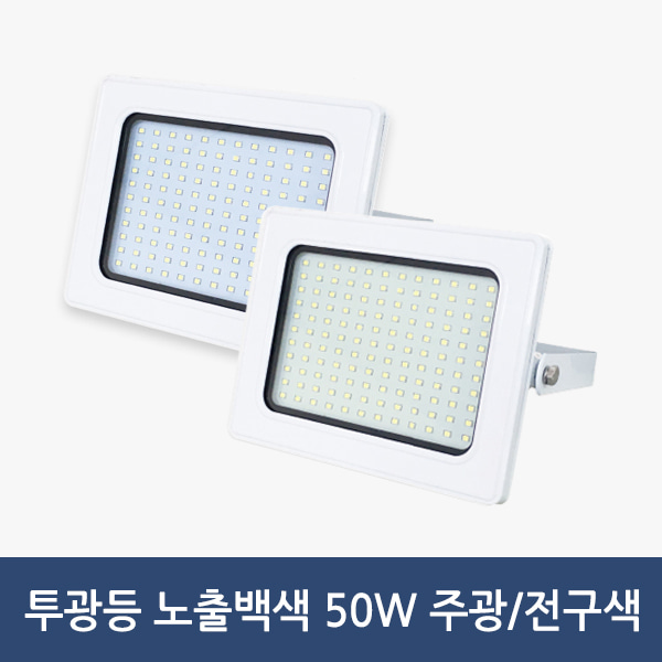 LED 투광등 노출백색 50W/색온도선택